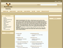 Tablet Screenshot of marketingwebdirectory.com